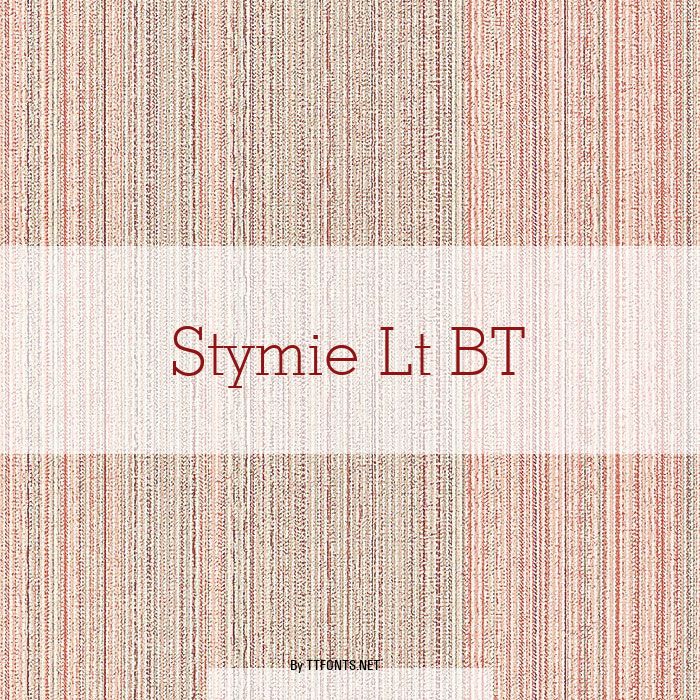 Stymie Lt BT example